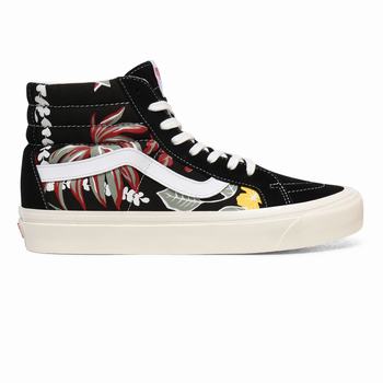 Férfi Vans Anaheim Factory Sk8-Hi 38 DX Magasszárú Cipő VA4213069 Fekete